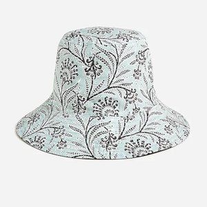 J. Crew Reversible bucket hat in Ratti golden paisley M/L